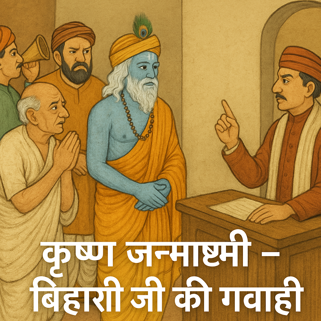 कृष्ण जन्माष्टमी – बिहारी जी की गवाही! एक प्रेरणादायक धार्मिक कहानी।