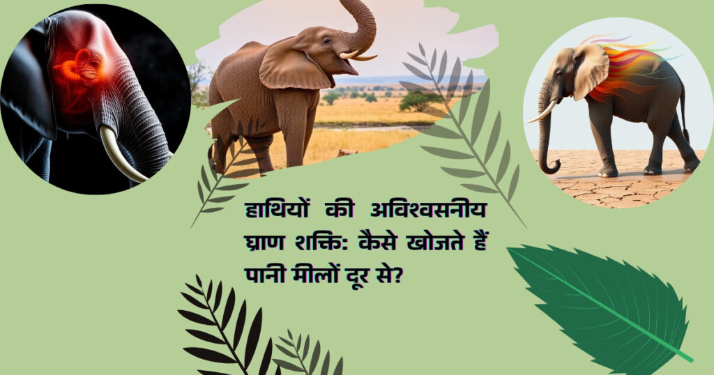 हाथियों की घ्राण शक्ति: कैसे खोजते हैं पानी मीलों दूर से?