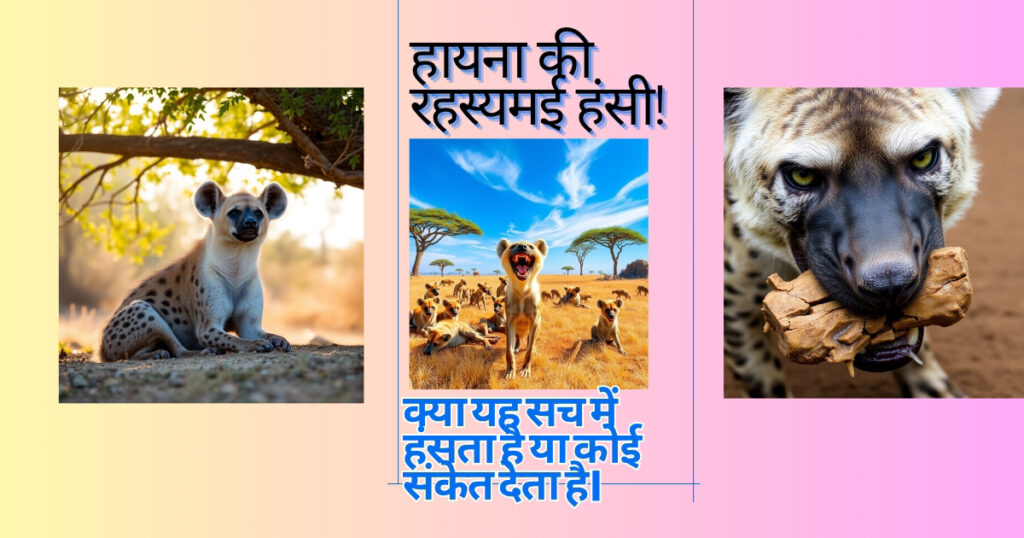 हायना की रहस्यमयी हंसी: क्या यह सच में हंसता है या कोई संकेत देता है?