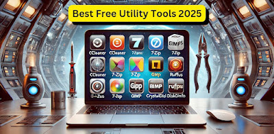 Best Free Utility Tools 2025 - Blog Thumbnail 2025 के टॉप यूटिलिटी टूल्स की लिस्ट