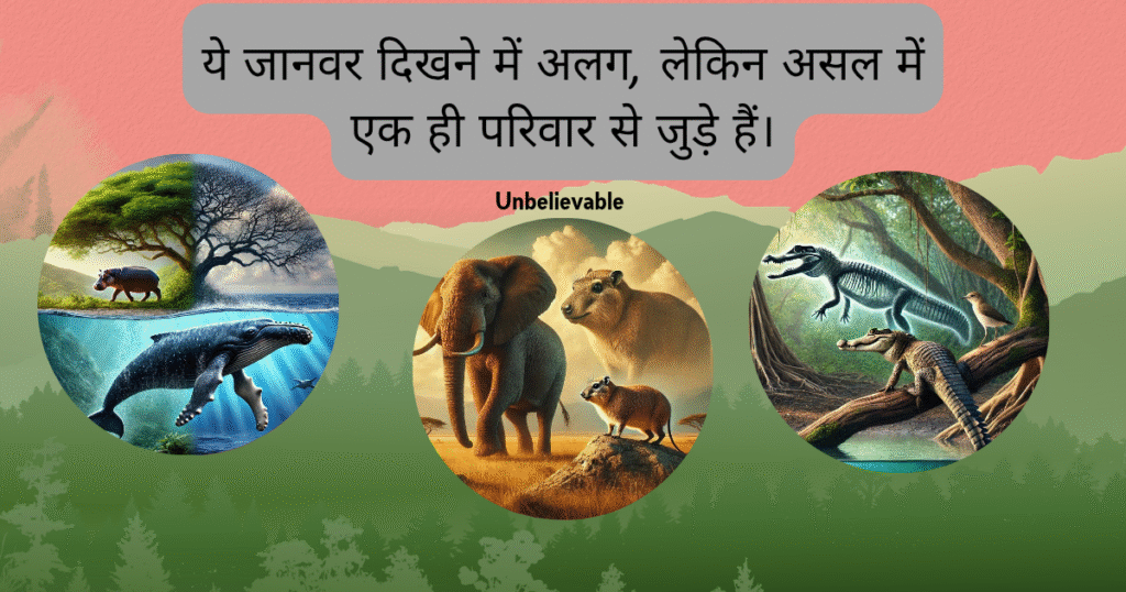 जानवर दिखने में अलग लेकिन असल में एक