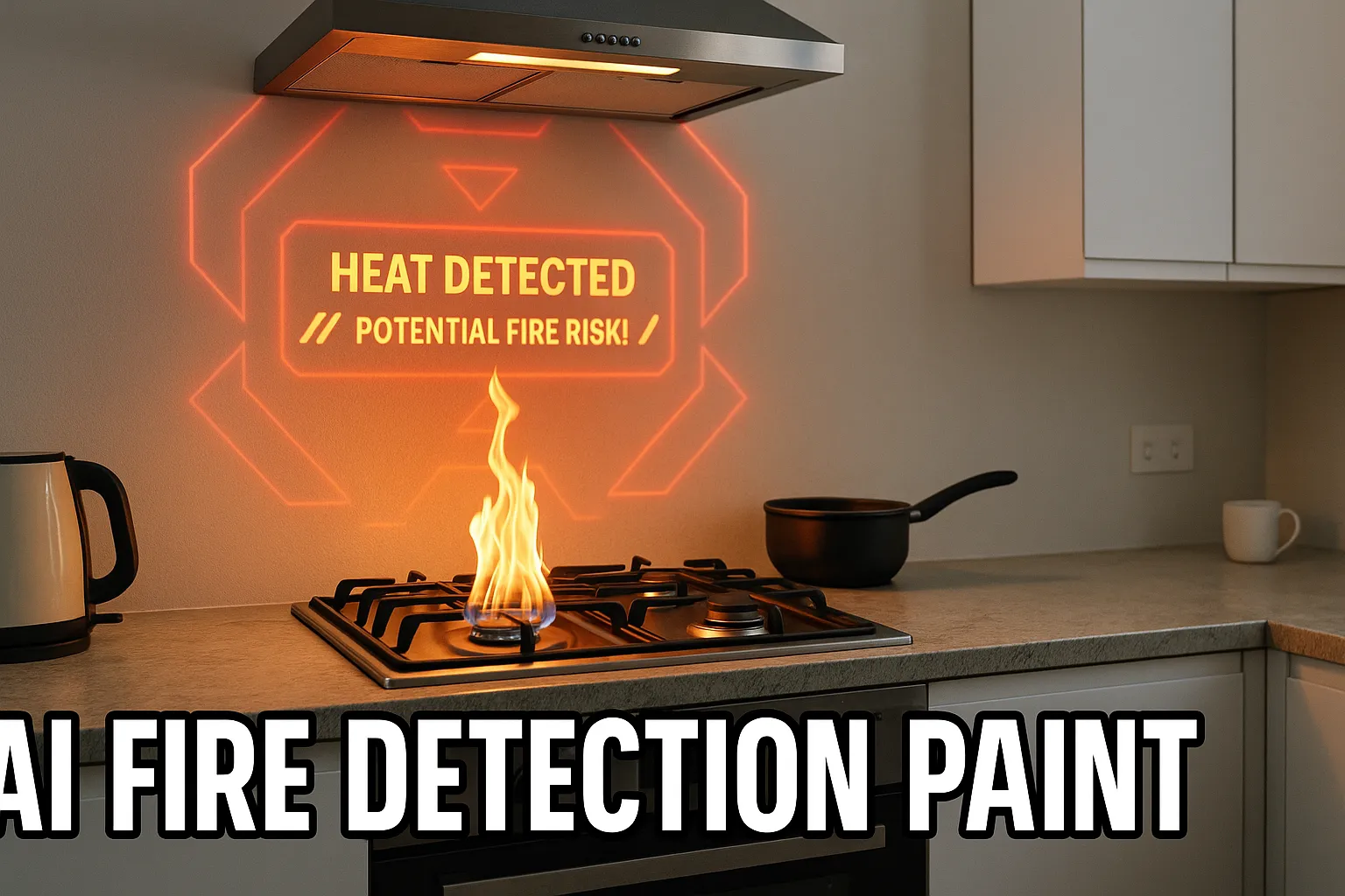 AI Fire Detection Paint: अब दीवारें भी बनेंगी आग से सुरक्षा की पहली लाइन!