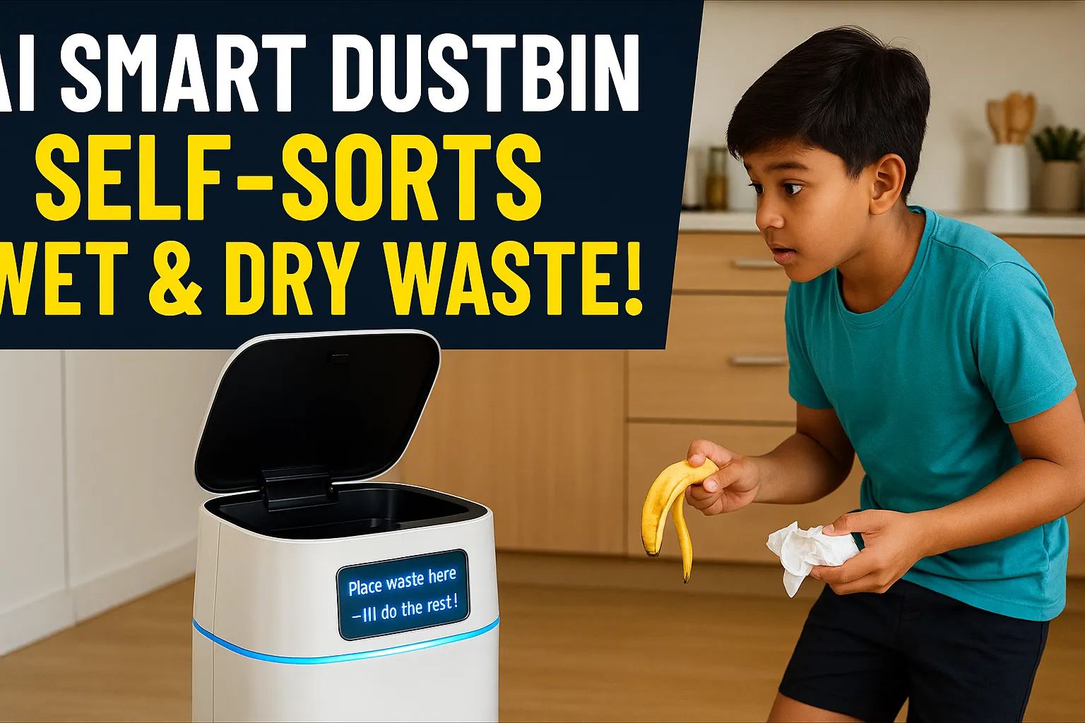 AI Smart Dustbin: जब डस्टबिन खुद सोचे, खुद समझे, खुद सफाई करे!