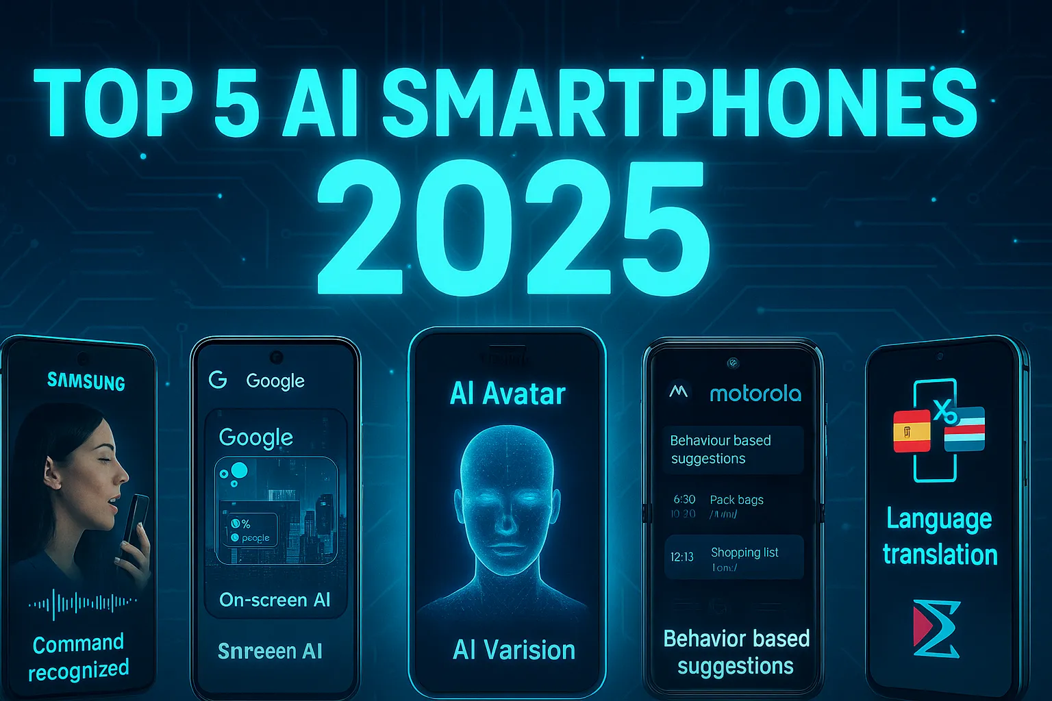 AI स्मार्टफोन 2025 का हाई टेक्नोलॉजी थम्बनेल