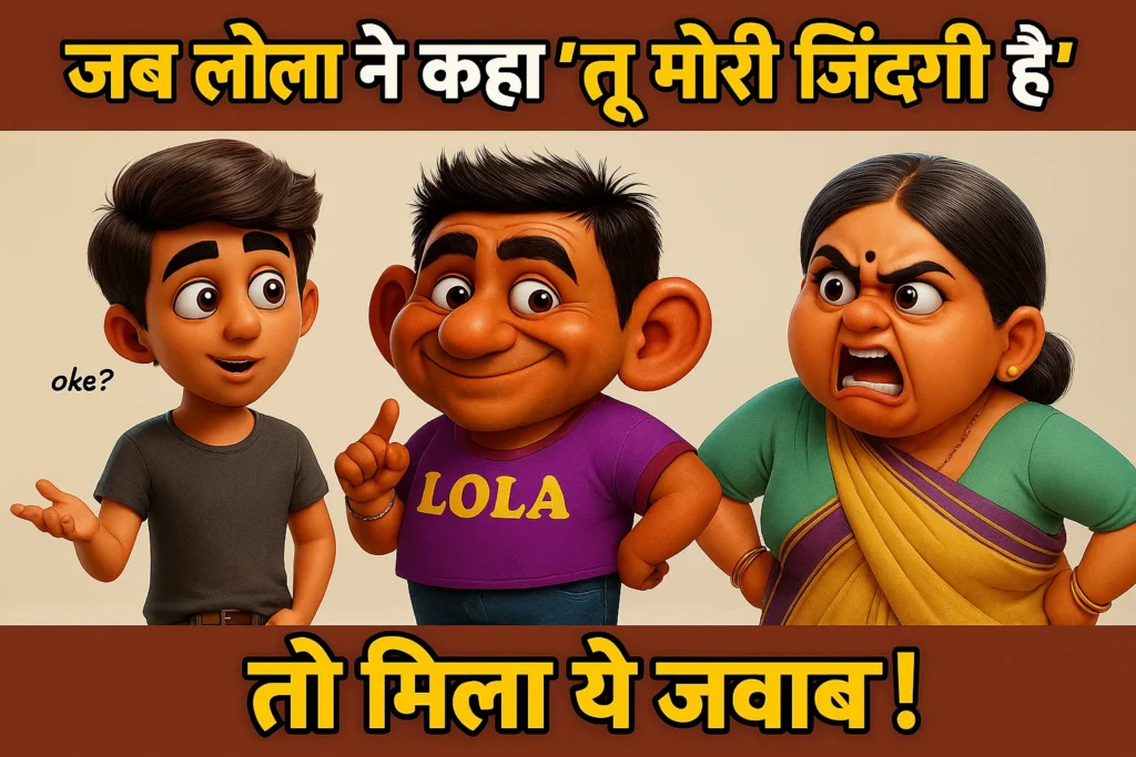 लोला ने प्यार से बात की तो बीबी ने क्या कहा?