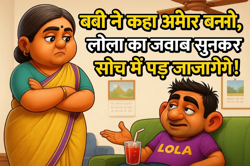 लोला जोक्स पार्ट 2 joke 5. अमीरी के बाद कौन किसे पालता है – लोला का व्यंग्य