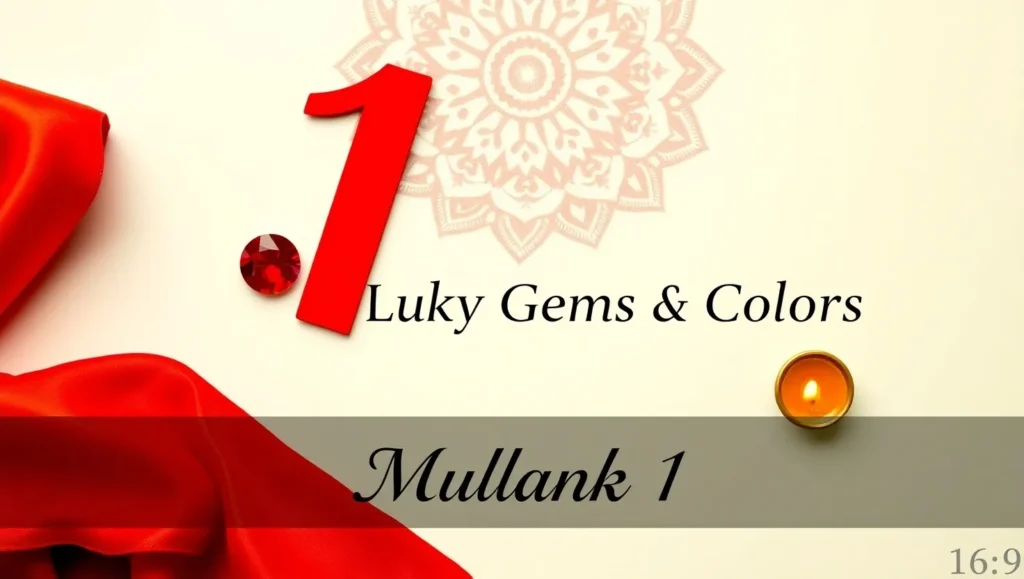Lucky Gems & Colors – Mulank 1 – शुभ रत्न और रंग मूलांक 1 के लिए
