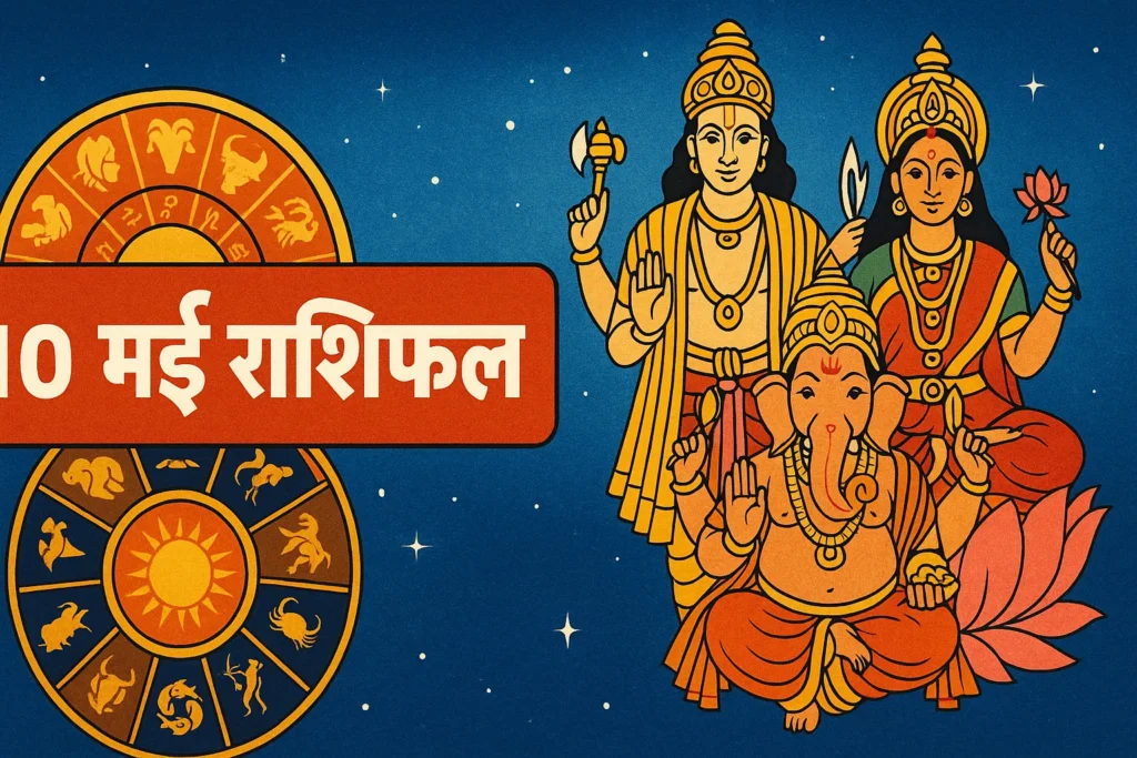 10 मई 2025 राशिफल – सभी 12 राशियों के लिए आज का भविष्यफल हिंदी में