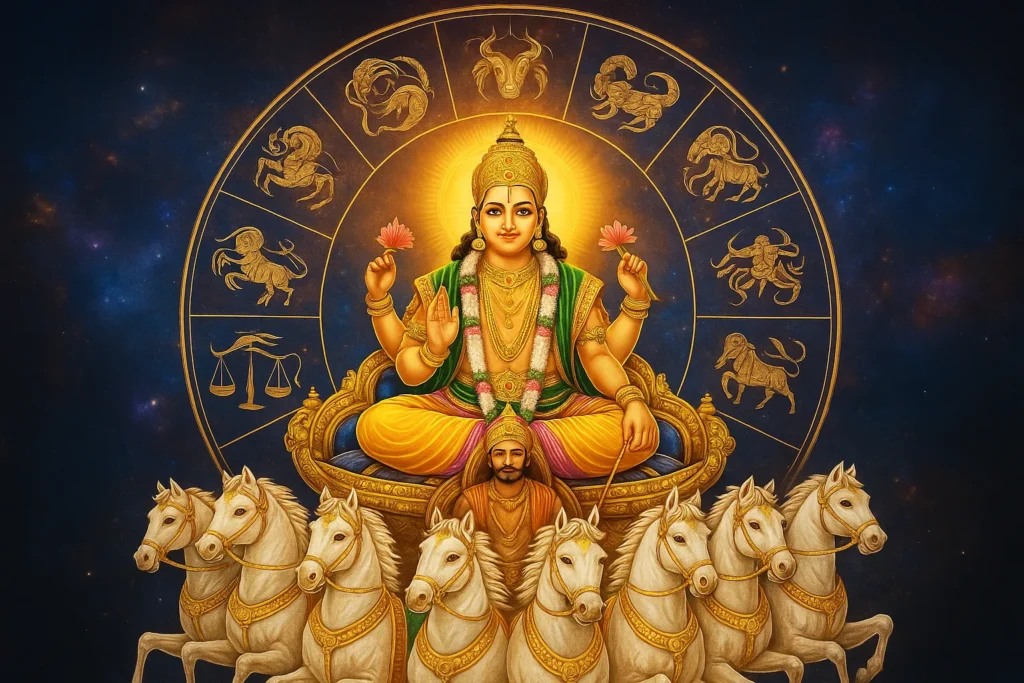 18 मई 2025 राशिफल – सूर्यदेव और राशि चक्र के साथ