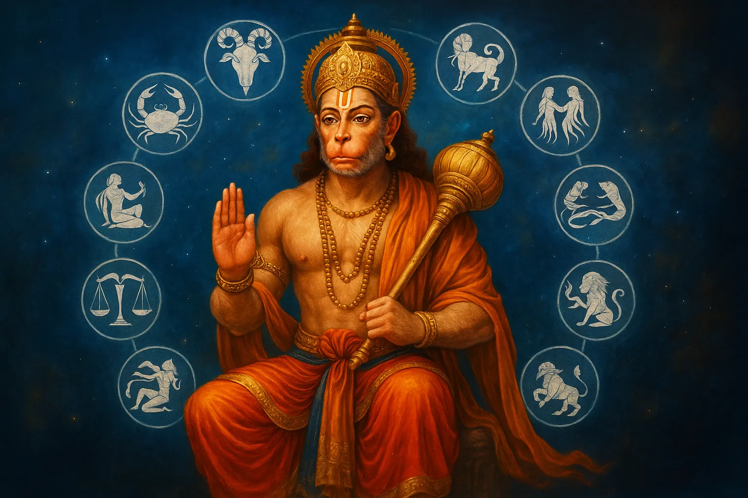 20 मई 2025 राशिफल – हनुमान जी और राशि चक्र के साथ