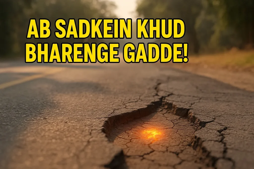 Self-Healing Roads use smart capsules and special asphalt to automatically repair cracks and potholes, reducing accidents and maintenance cost