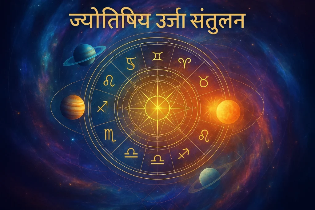 ज्योतिषीय ऊर्जा संतुलन – ब्रह्मांड, ग्रह और राशि चक्र के साथ