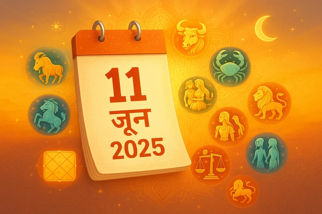 11 जून 2025 का राशिफल – सभी 12 राशियाँ और भारतीय पंचांग