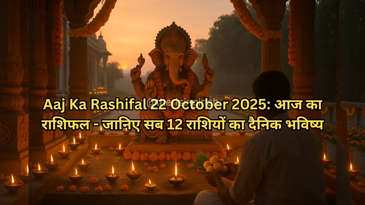 Aaj Ka Rashifal 22 October 2025: आज का राशिफल | Daily Horoscope | 22 अक्टूबर 2025 का भविष्य