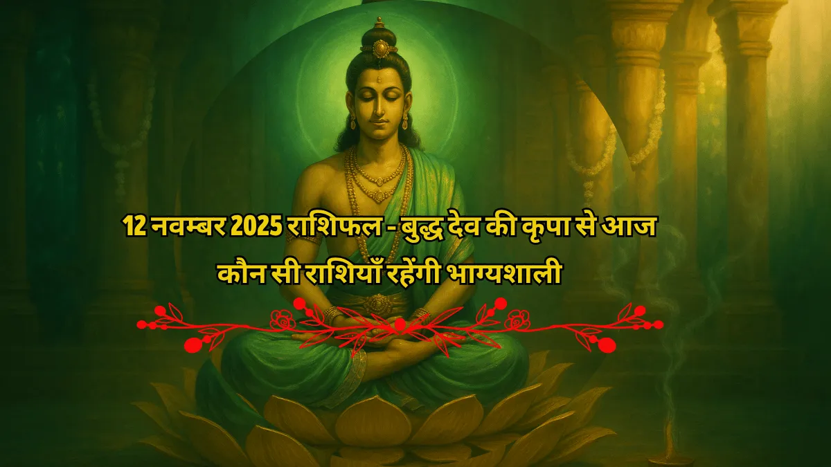 12 नवम्बर 2025 राशिफल – बुधवार का दैनिक राशिफल और बुद्ध देव का प्रभाव