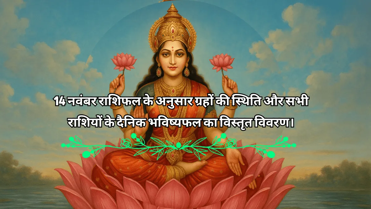 14 नवंबर राशिफल आज का दैनिक भविष्यफल
