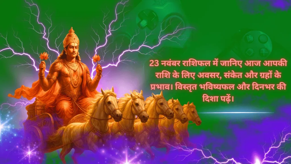 23 नवंबर राशिफल सूर्य देव चित्र