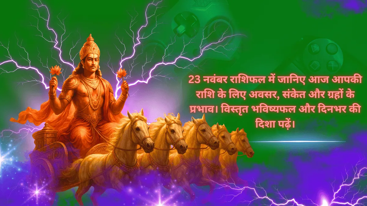 23 नवंबर राशिफल सूर्य देव चित्र