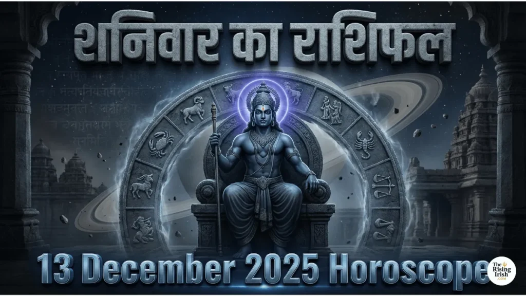 13 दिसंबर 2025 का राशिफल शनि देव के प्रभाव में सभी राशियों के संकेत