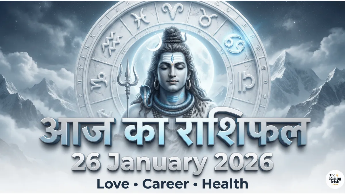 आज का राशिफल 26 जनवरी 2026 सभी राशियों का प्रेम करियर और स्वास्थ्य