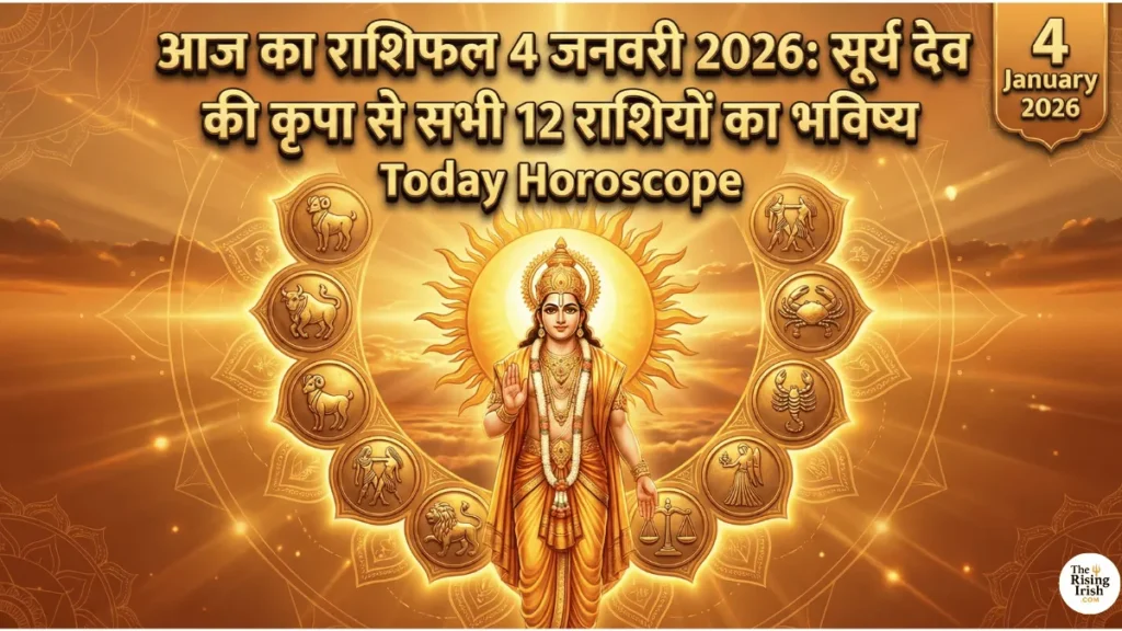 आज का राशिफल 4 जनवरी 2026 सूर्य देव की कृपा के साथ