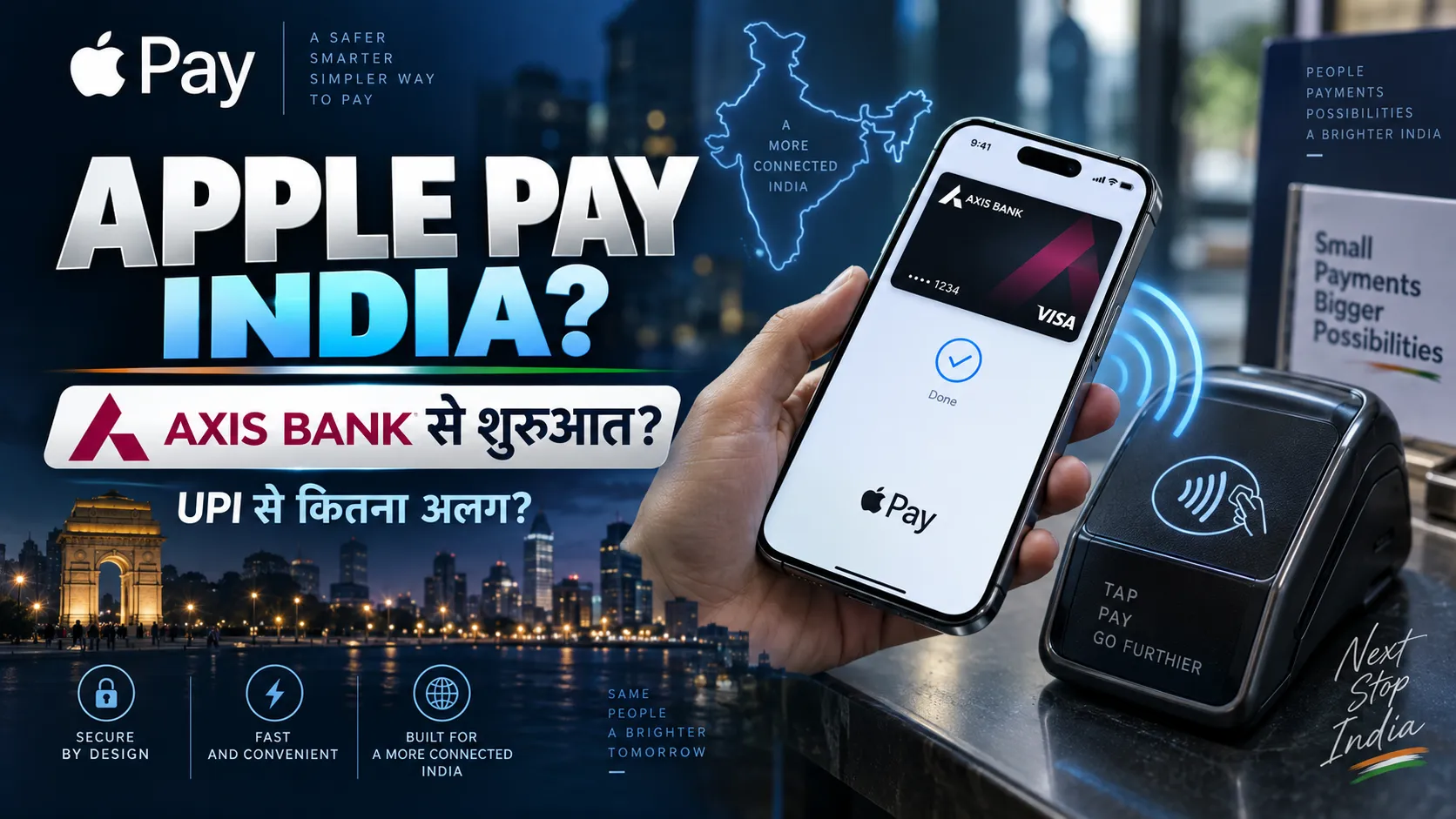Apple Pay India Launch 2026 with Axis Bank and NFC tap to pay on iPhone