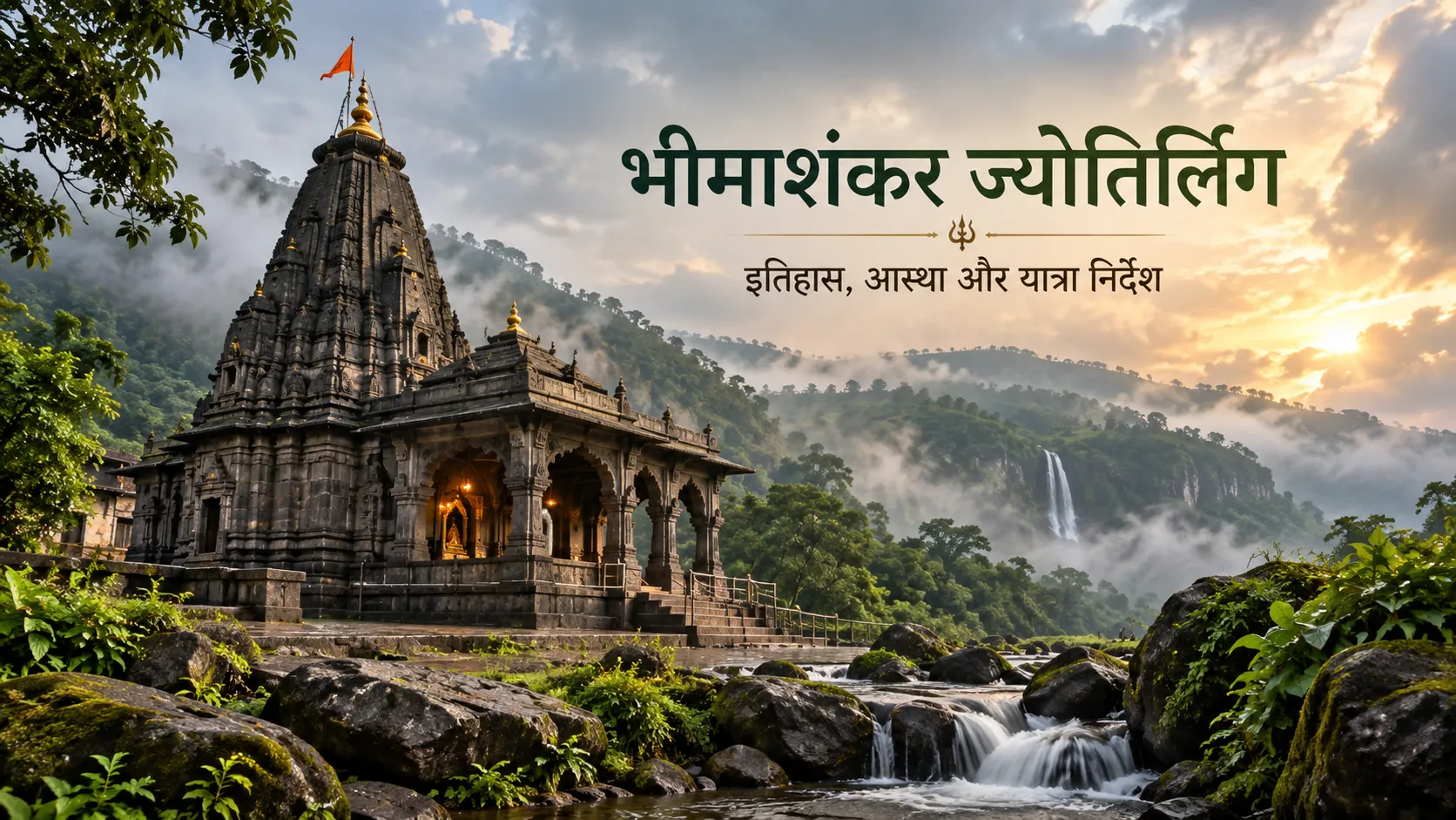महाराष्ट्र के सह्याद्रि पर्वतों में स्थित भीमाशंकर ज्योतिर्लिंग मंदिर