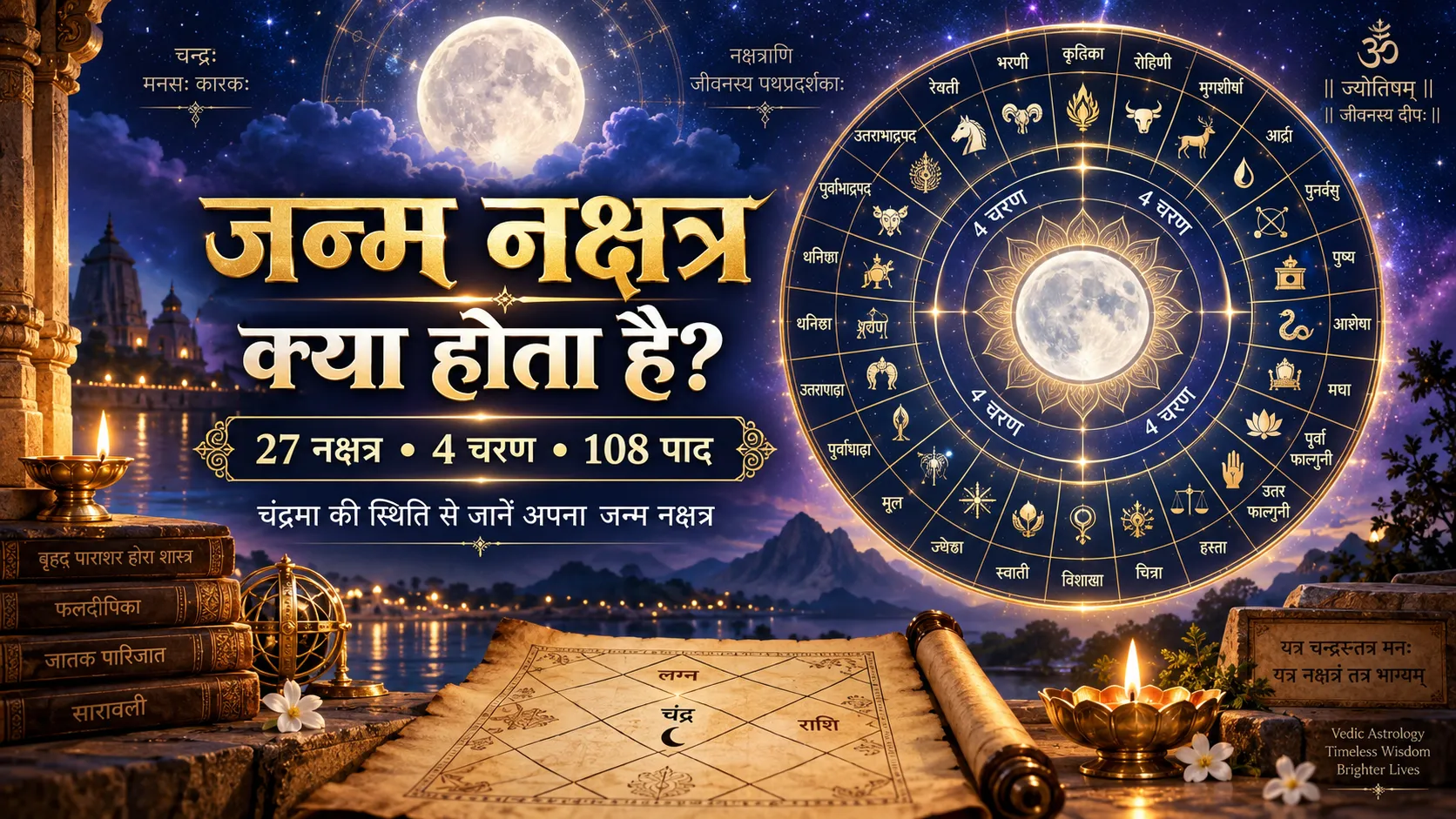 जन्म नक्षत्र क्या होता है 27 नक्षत्र और 4 चरण की जानकारी