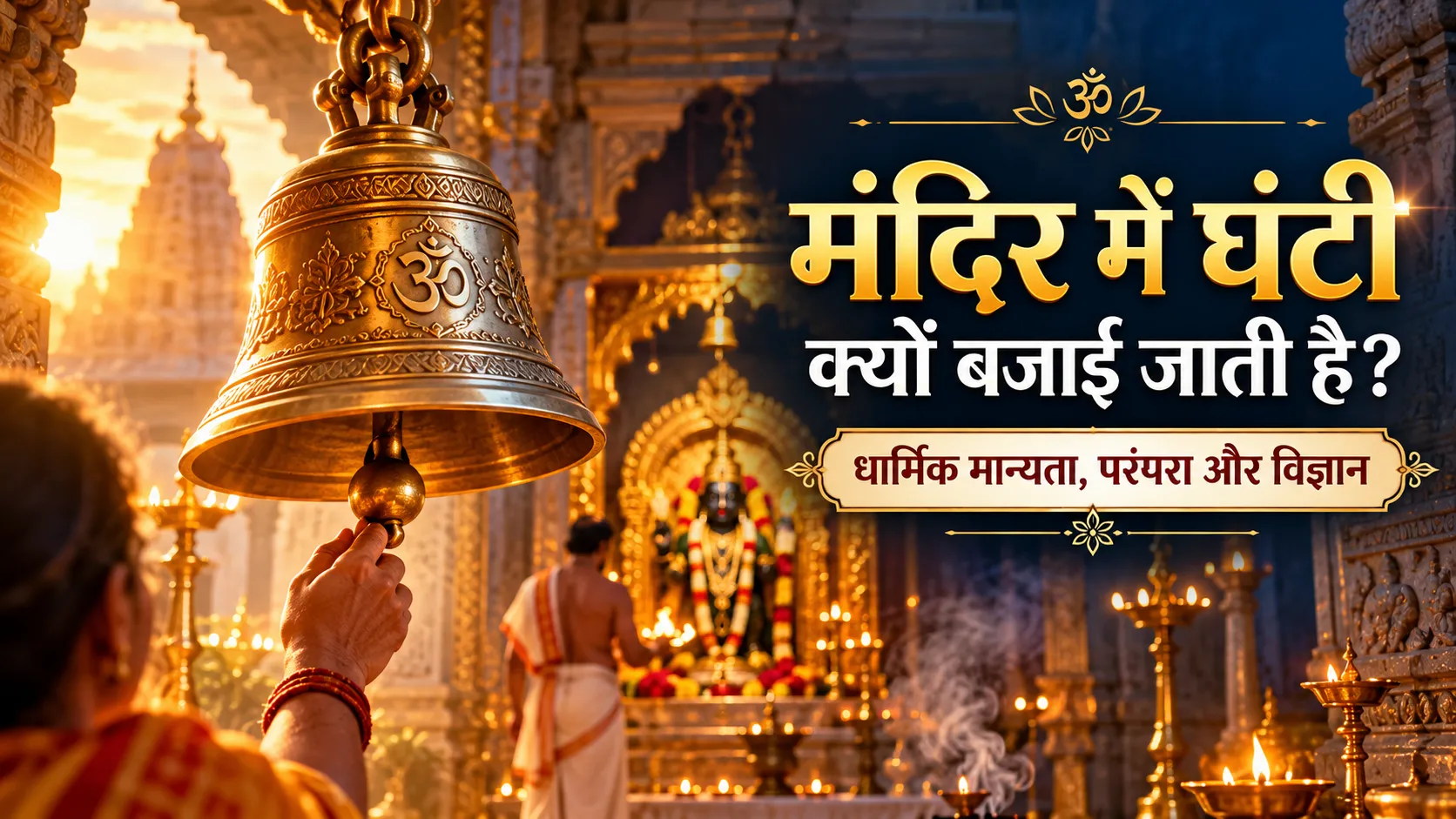 मंदिर में घंटी क्यों बजाई जाती है