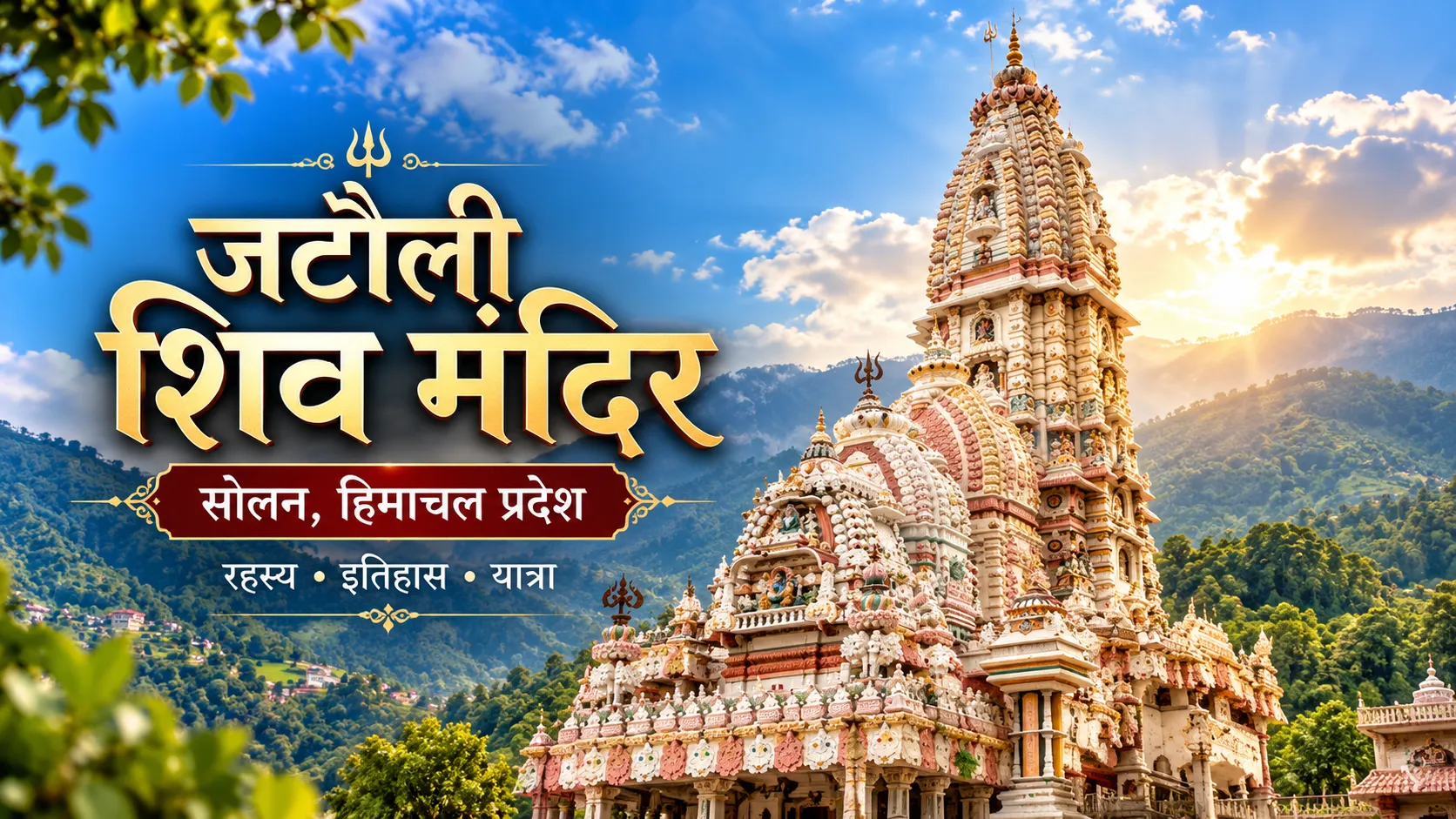 हिमाचल प्रदेश के सोलन में स्थित जटौली शिव मंदिर